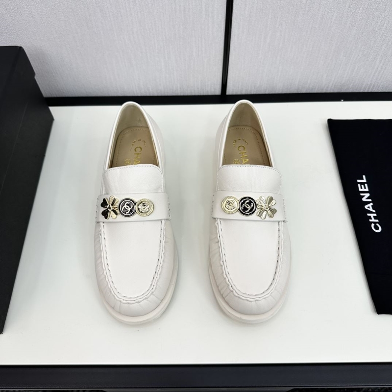 Ch*el leather shoes